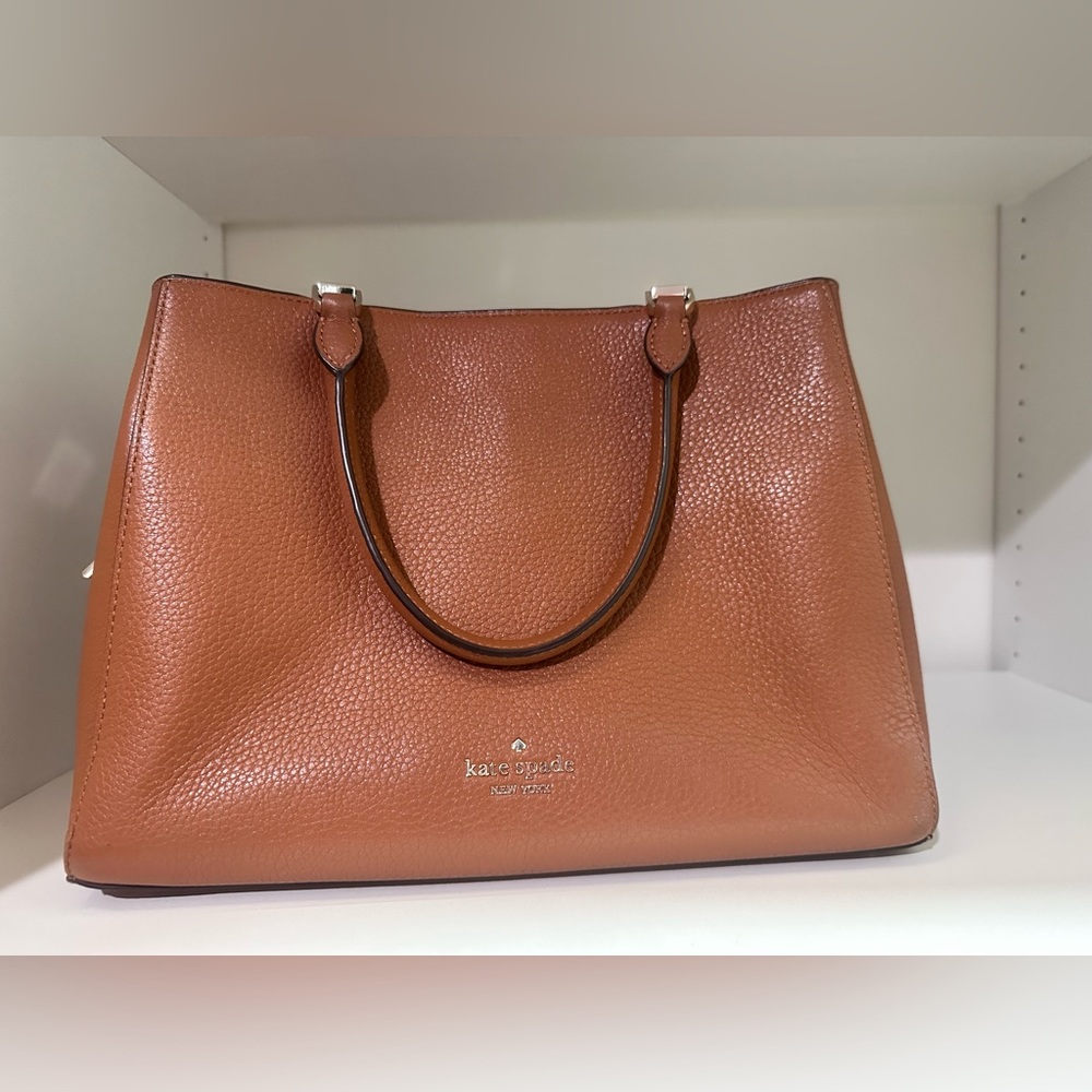KATE SPADE BROWN/TAN TOTE PURSE